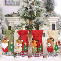 Thumbnail for Assorted 2-Piece Christmas Doll Wine Bottle Covers - BUY 1 GET ONE RANDOM PICK - [5-10 DAY DELIVERY] - 12.5