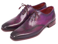 Thumbnail for Paul Parkman - Men's Purple Wingtip Oxfords -