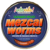 Thumbnail for Mezcal Worms - Chinicuil Gusano - Not just for (Tequila) breakfast anymore! Nummy num num, gonna gobble me some! - The snack that chews back! -