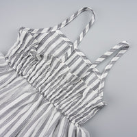 Thumbnail for Striped Bow Detail Spaghetti Strap Dress - T - 5 SIZES - 1 COLOR -