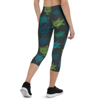 Thumbnail for FYC - Women's All Day Comfort Turtle Capri Leggings - 1 COLOR -