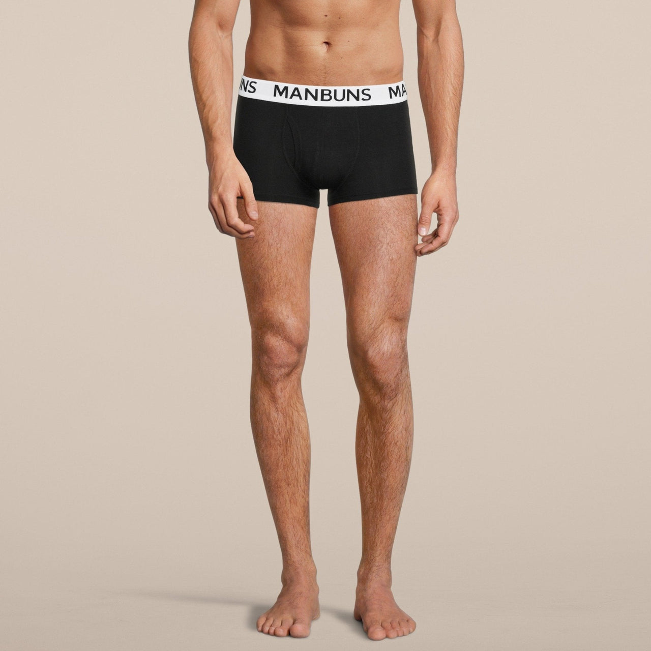 Men's Classic Black Boxer Trunk Underwear -