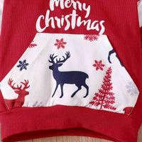 Thumbnail for MERRY CHRISTMAS Hoodie and Pants Set - 2 PCS. - T - 2 COLORS -