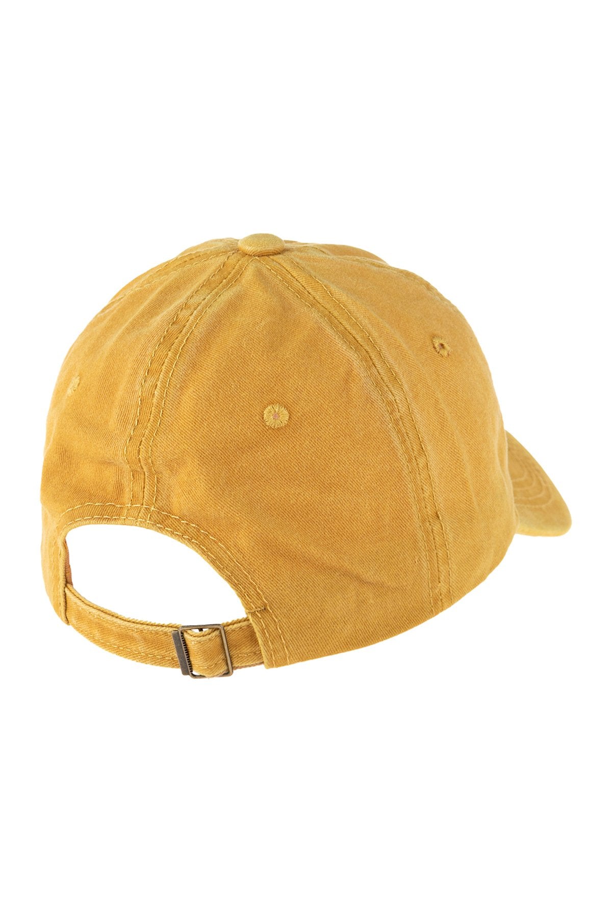 Riah Fashion - "Chance" Embroidered Acid Washed Cap- 5 COLORS