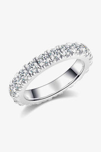 Thumbnail for Adored 2.3 Carat Moissanite 925 Sterling Silver Eternity Ring