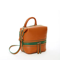 Thumbnail for Ashley Small Brown Leather Backpack -