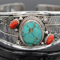 Thumbnail for Turquoise Open Bracelet - T - 2 STYLES -