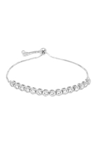 Thumbnail for Riah Fashion - Fifteen Tapered Zircon Bracelet - 2 FINISHES -