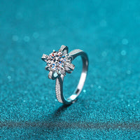 Thumbnail for 1 Carat Moissanite 925 Sterling Silver Ring