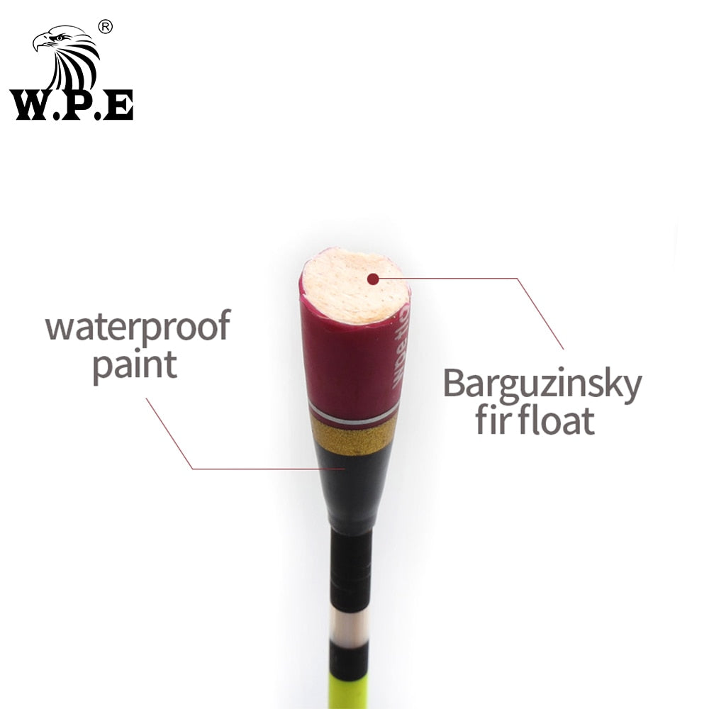 W.P.E Brand Fishing Float 3pcs/Set Barguzinsky Fir Floats Size 4g/5g/6g 27.5cm/28.5cm Fishing Float Bobber Vertical Buoy Tackle -