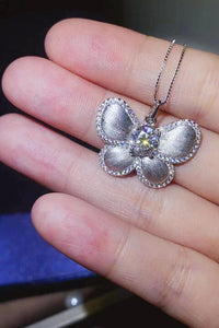 Thumbnail for 1 Carat Moissanite Butterfly Pendant Necklace