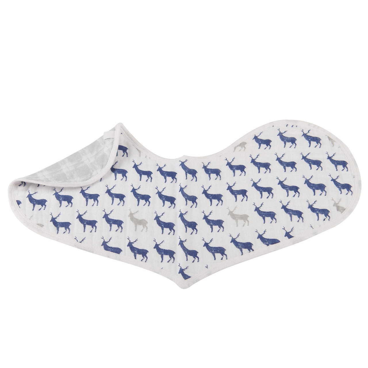 Newcastle - In the Wild Elephant Cotton Burp Cloth Bib 2PK -