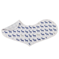 Thumbnail for Newcastle - In the Wild Elephant Cotton Burp Cloth Bib 2PK -