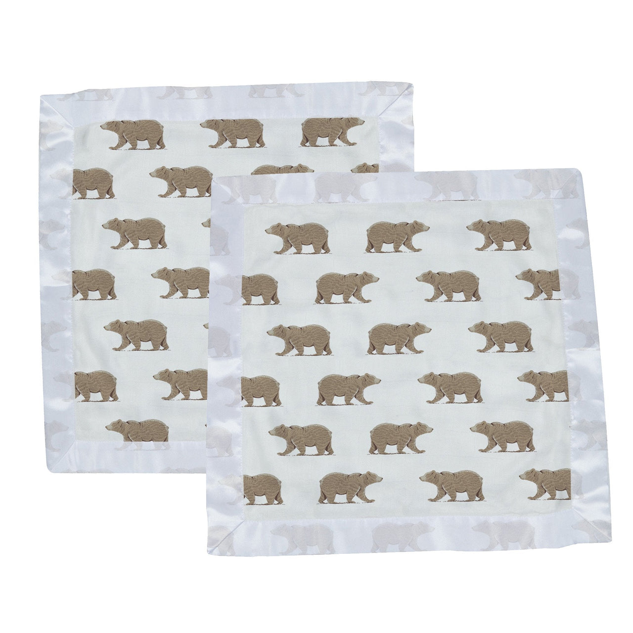 Newcastle - Goodnight Bear Bamboo Muslin Security Baby Blankie -