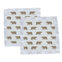 Thumbnail for Newcastle - Goodnight Bear Bamboo Muslin Security Baby Blankie -