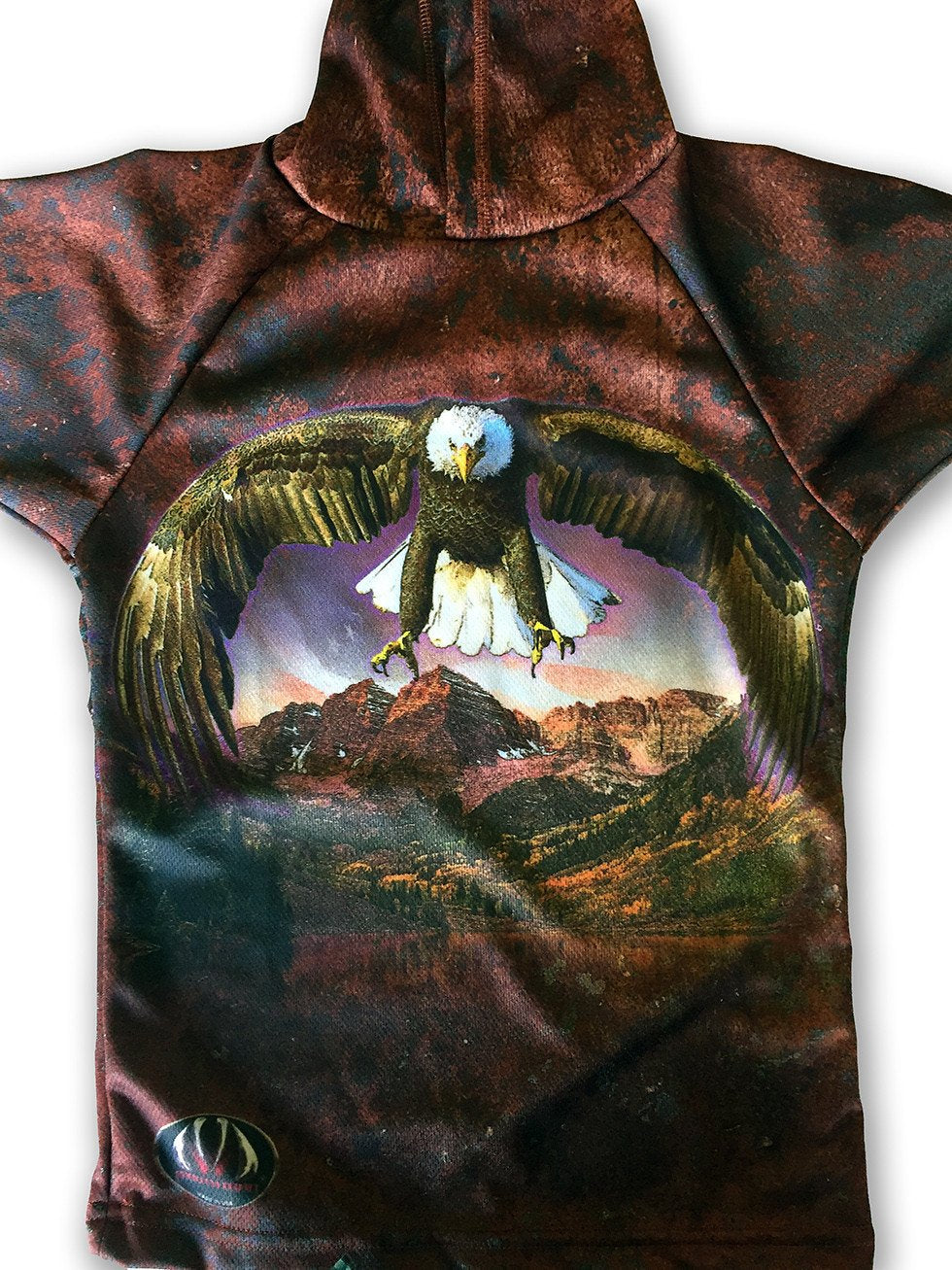 Mouthman - BALD EAGLE SPIRIT Hoodie Sport Shirt - ADULT SIZES AVAILABLE! - 12 SIZES -