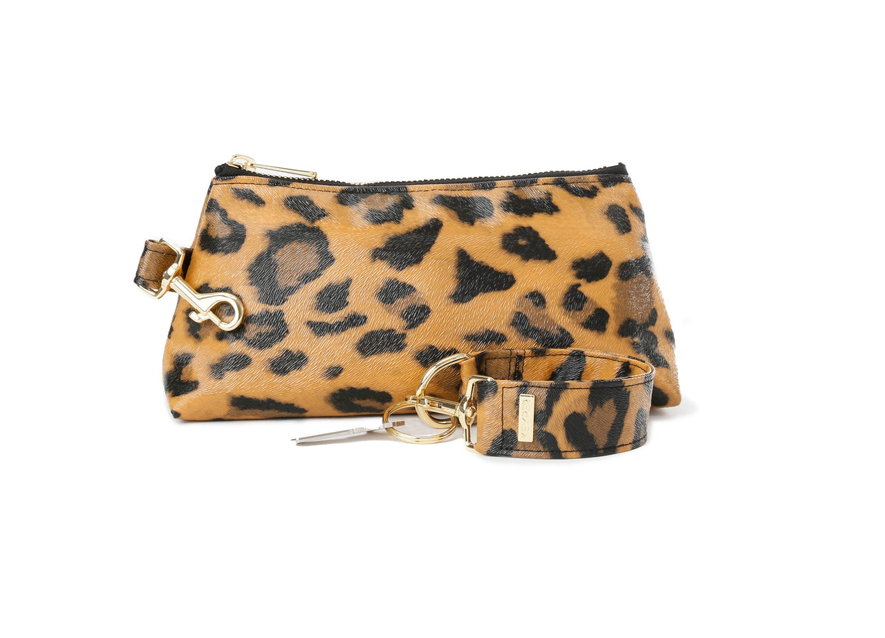 Keyper - Brown Leopard SIGNATURE 2-Piece KEYPIT Set • Wristlet - 6 OPTIONS -