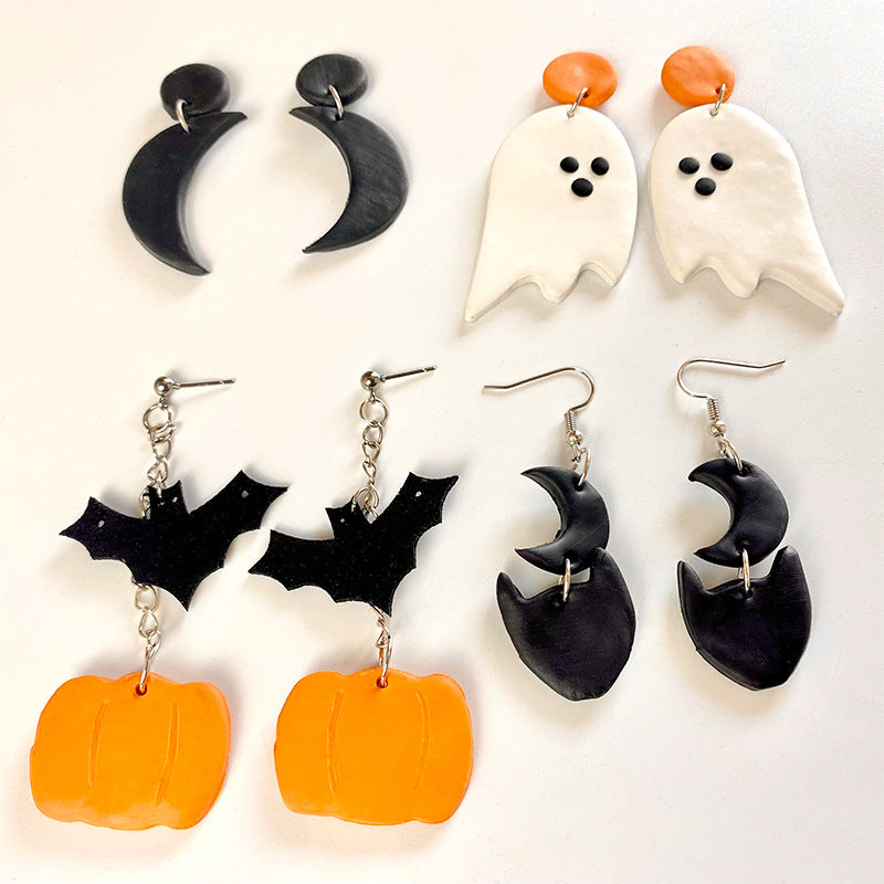 Halloween Theme Dangle Earrings - T - 4 TYPES -