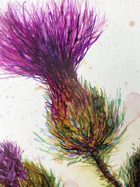 Thumbnail for Three Thistles: Prints - 4 SIZES OR SET OF(6) CARDS -