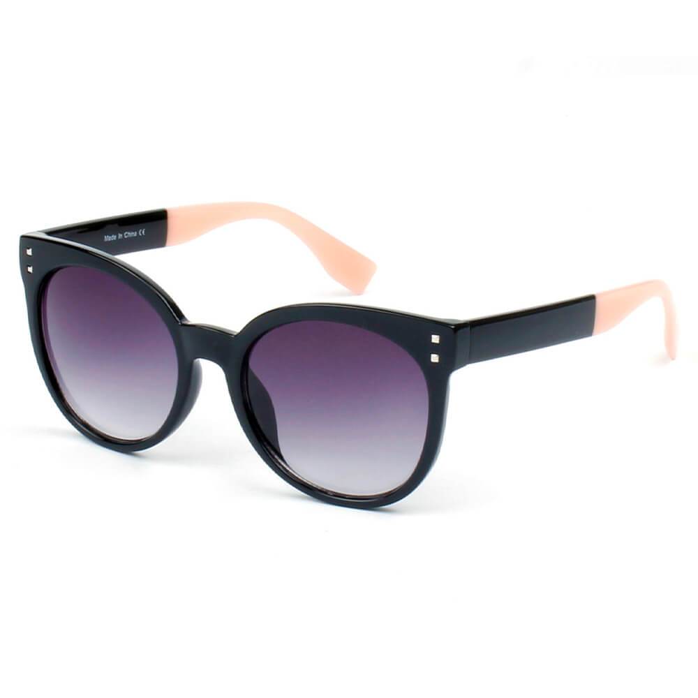 Hyannis | E07 - Jaunty Mirrored Lens Soft Cat Eye Sunglasses - 5 COLORS -