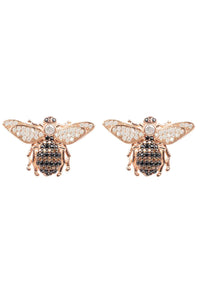 Thumbnail for LATELITA - Honey Bee Stud Earrings Rosegold -