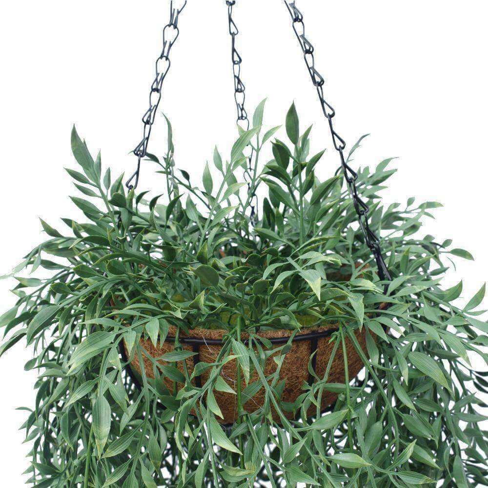 110cm UV Potted Fern Artificial Hanging Basket (Indoor / Outdoor) -