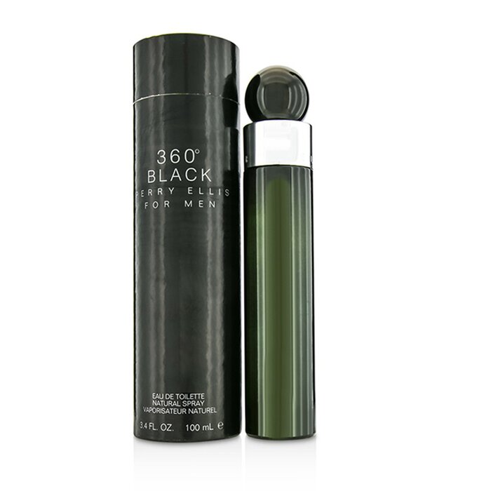 PERRY ELLIS - 360 Black Eau De Toilette Spray - 3.4fl.oz/100ml - 1 SIZE -