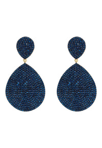 Thumbnail for LATELITA - Monte Carlo Earrings Gold Sapphire Zircon -