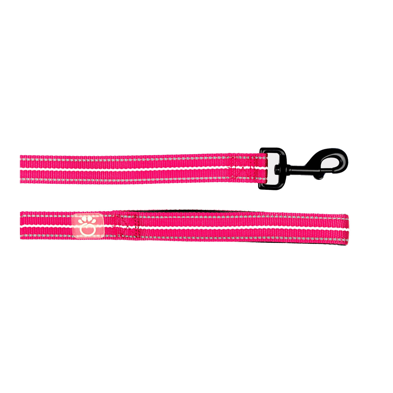 Reflective Leash - Neon Pink - 2 SIZES -