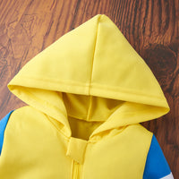 Thumbnail for Tricolor Zip-Up Hooded Jumpsuit - T - 4 SIZES - 1 COLOR -