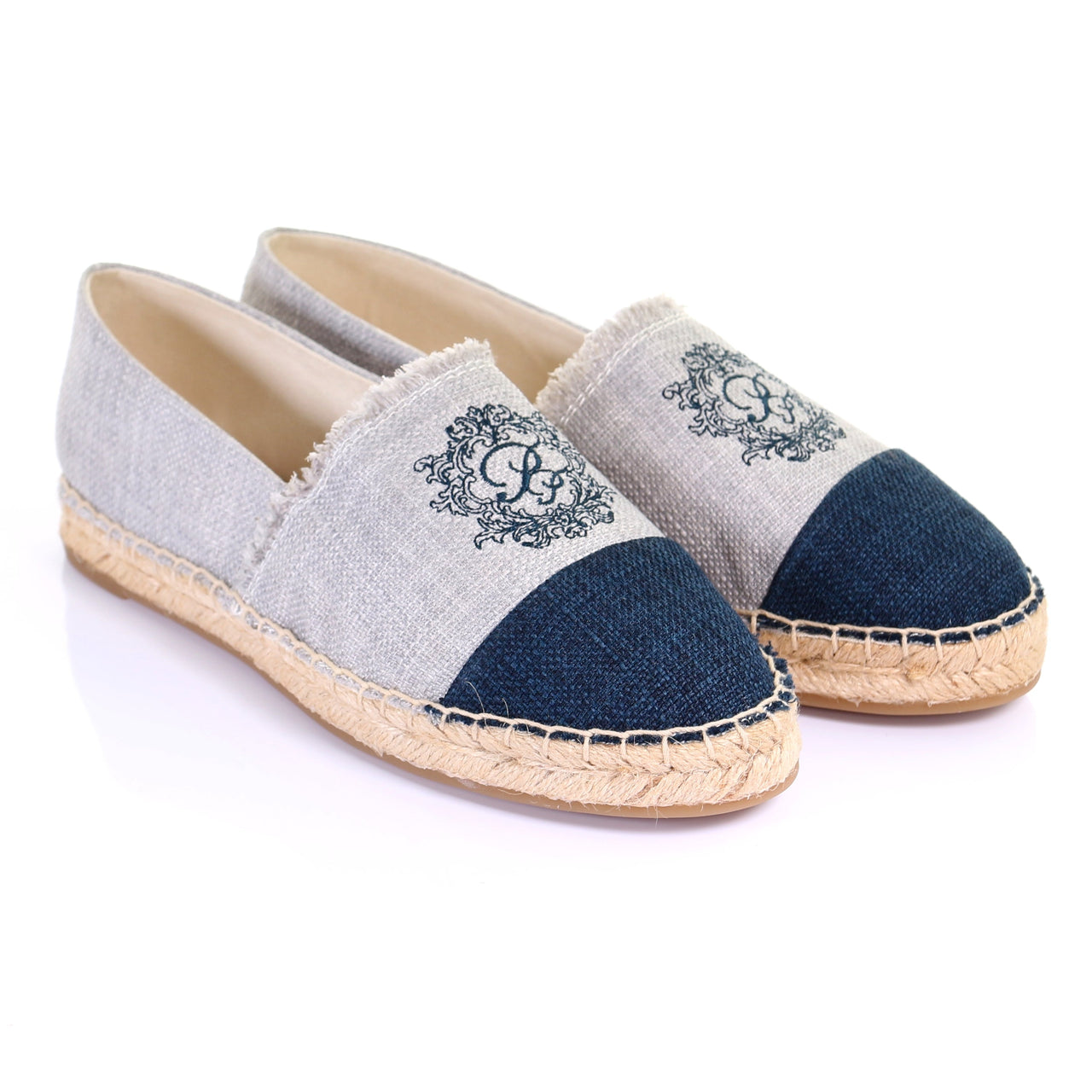 Twotone Espadrilles-Grey