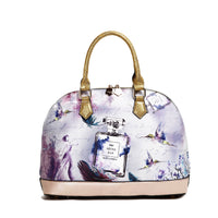 Thumbnail for BRANGIO ITALY - Fragrance Dome Vintage Hollywood Retro Graphic Handbag - 3 COLORS -