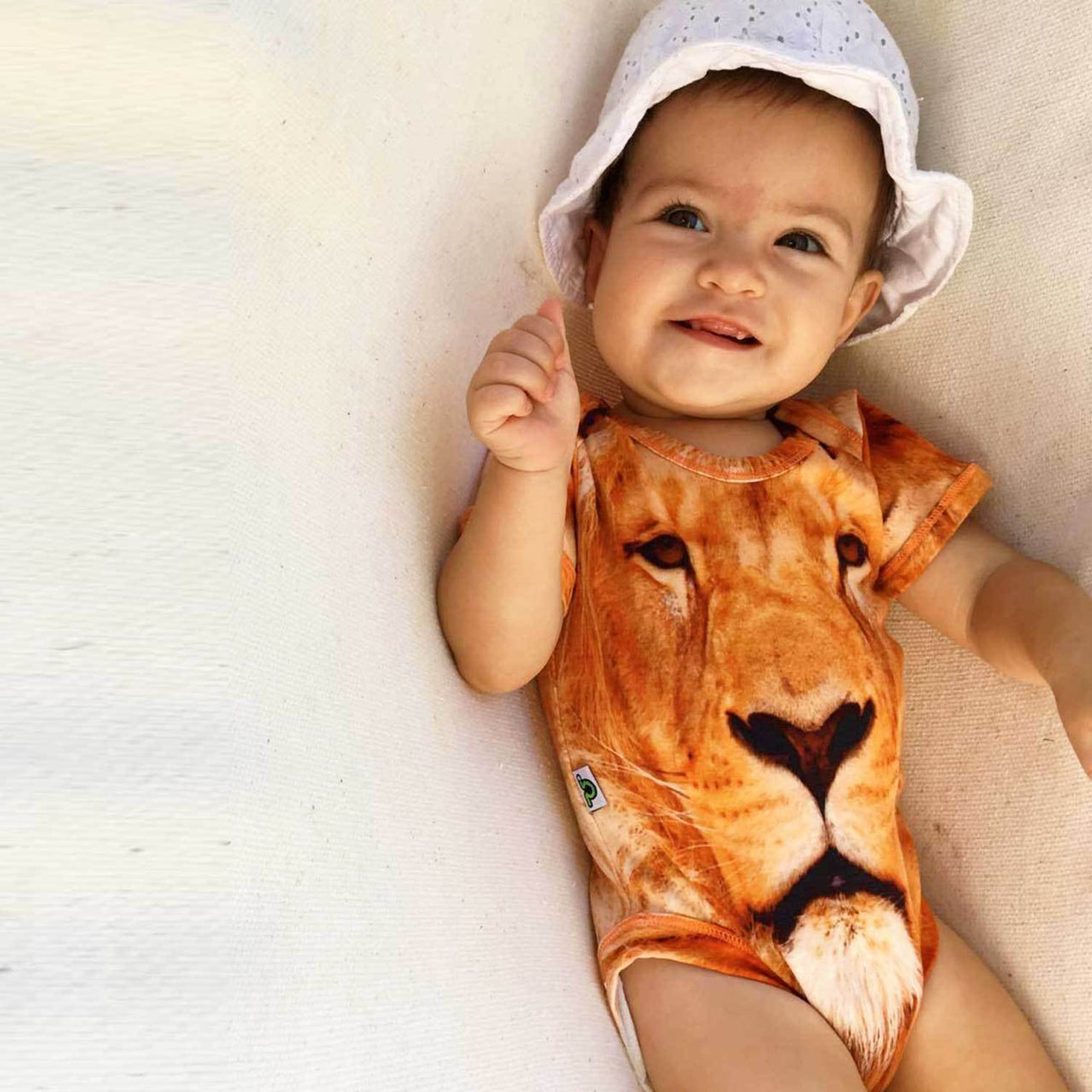 Bodysuit - Short Sleeve - Lion -