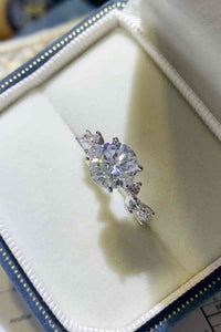 Thumbnail for 2 Carat Moissanite 925 Sterling Silver Ring