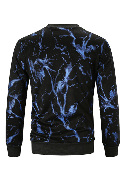 Men's Fashion Casual Print Sweatshirt - K - 3 COLORS -