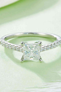 Thumbnail for 1.21 Carat Moissanite 925 Sterling Silver Side Stone Ring