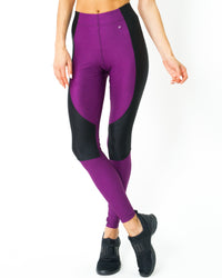 Thumbnail for Savoy - Stanley High Waist Contrast Yoga Workout Legging - 2 COMBO SIZES - 1 COLOR -