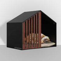 Thumbnail for Instachew - ENKEL PET HOUSE (Black & White), Modern Design, DOG BED, SHED - 2 COLORS -