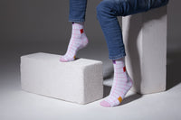 Thumbnail for Men's Pink Square Socks - 1 COLOR -