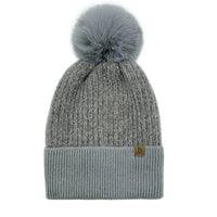 Thumbnail for Ellison & Young - Chenille Pom Beanie - 2 COLORS -