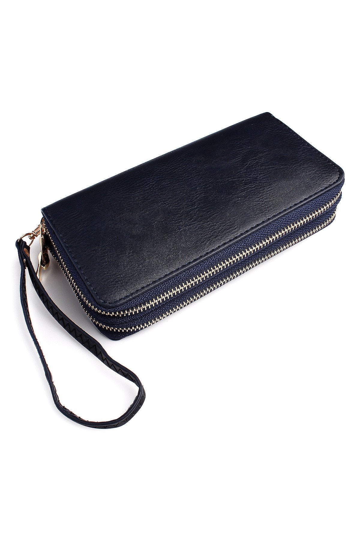 Double Zip Around Wallet - 13 COLORS -