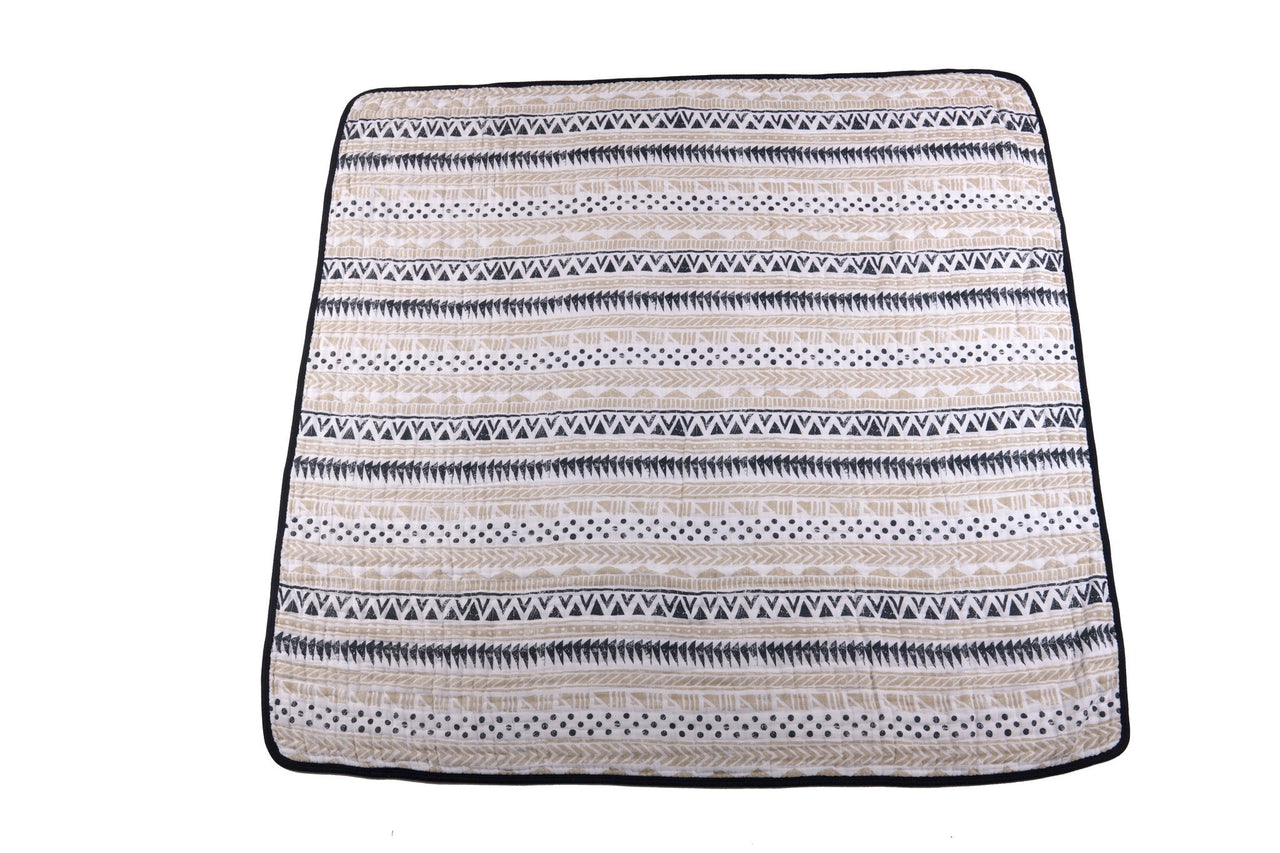 Pyramid and Boho Fields Cotton Muslin Newcastle Blanket -