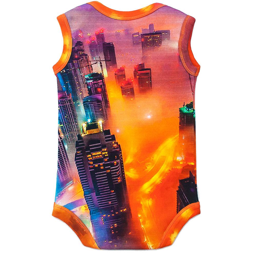 Bodysuit - Sleeveless - City Fog -