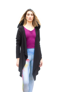 Thumbnail for Luminous Being - Jedi Yoga Hoodie Black - 1 COLOR -