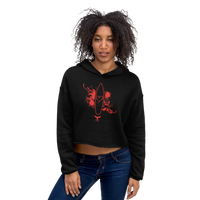 Thumbnail for FYC - Women's First Love Cropped Cotton Fleece Hoodie - 2 COLORS -