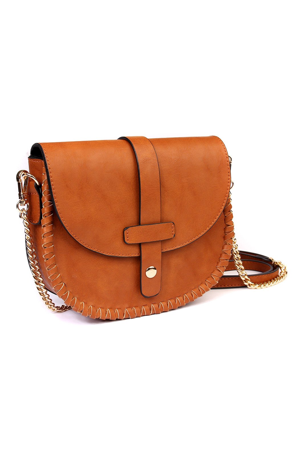 Riah Fashion - Faux Leather Crossbody Bag - 5 COLORS -