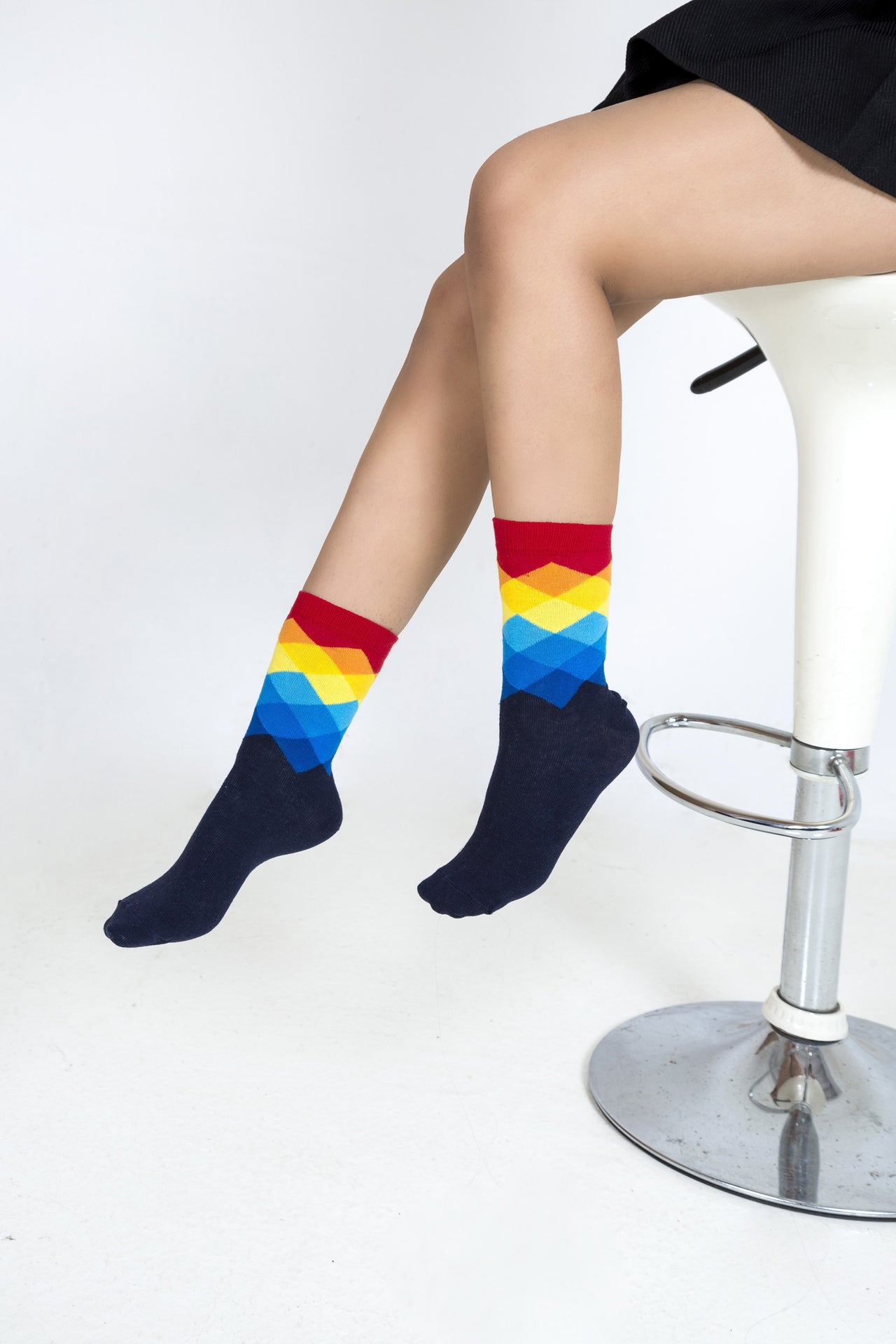 Women's Flame Sky Diamond Socks - 1 COLOR -