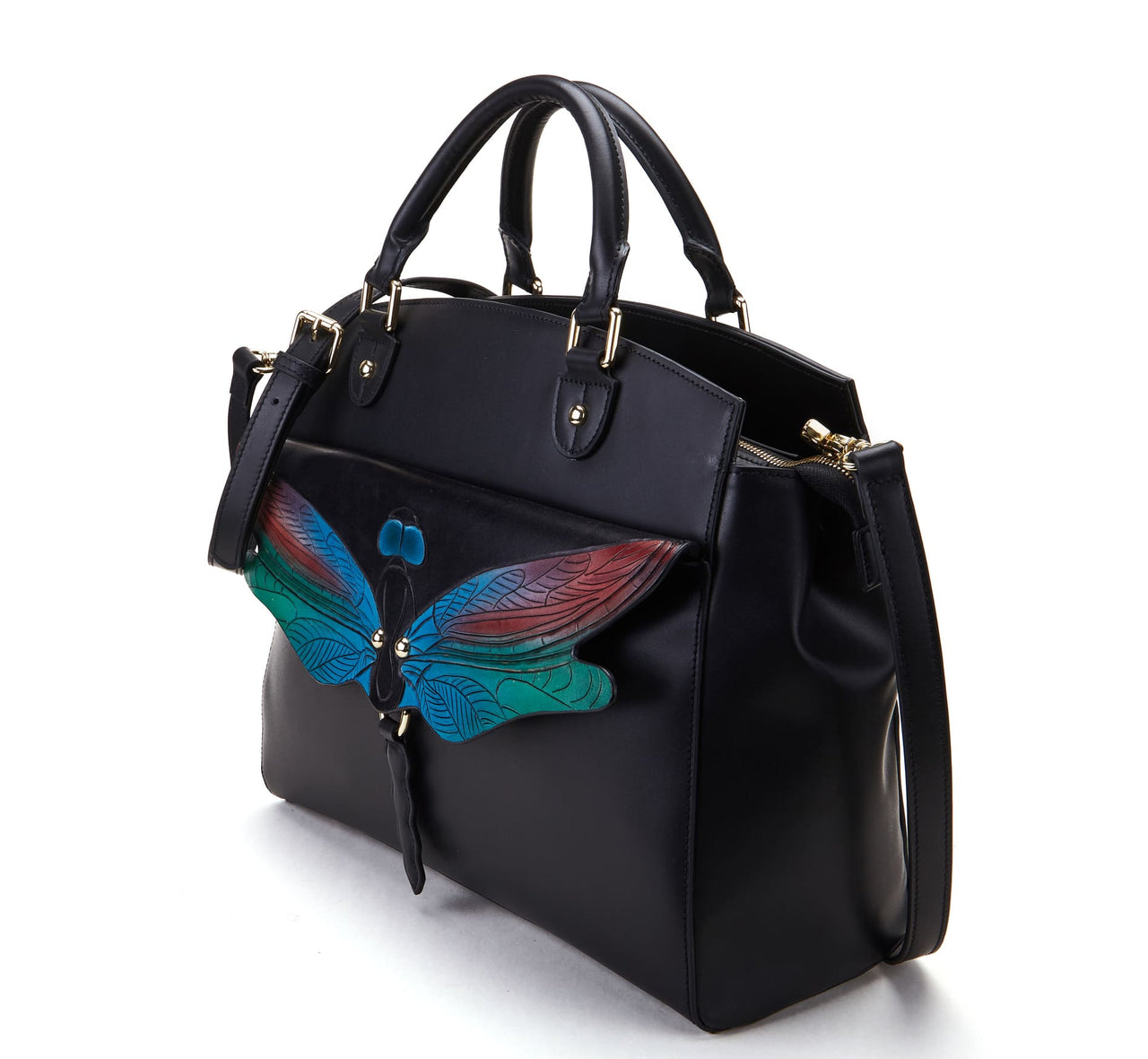 Bellorita - Dragonfly Black Shoulder Bag - 1 COLOR -