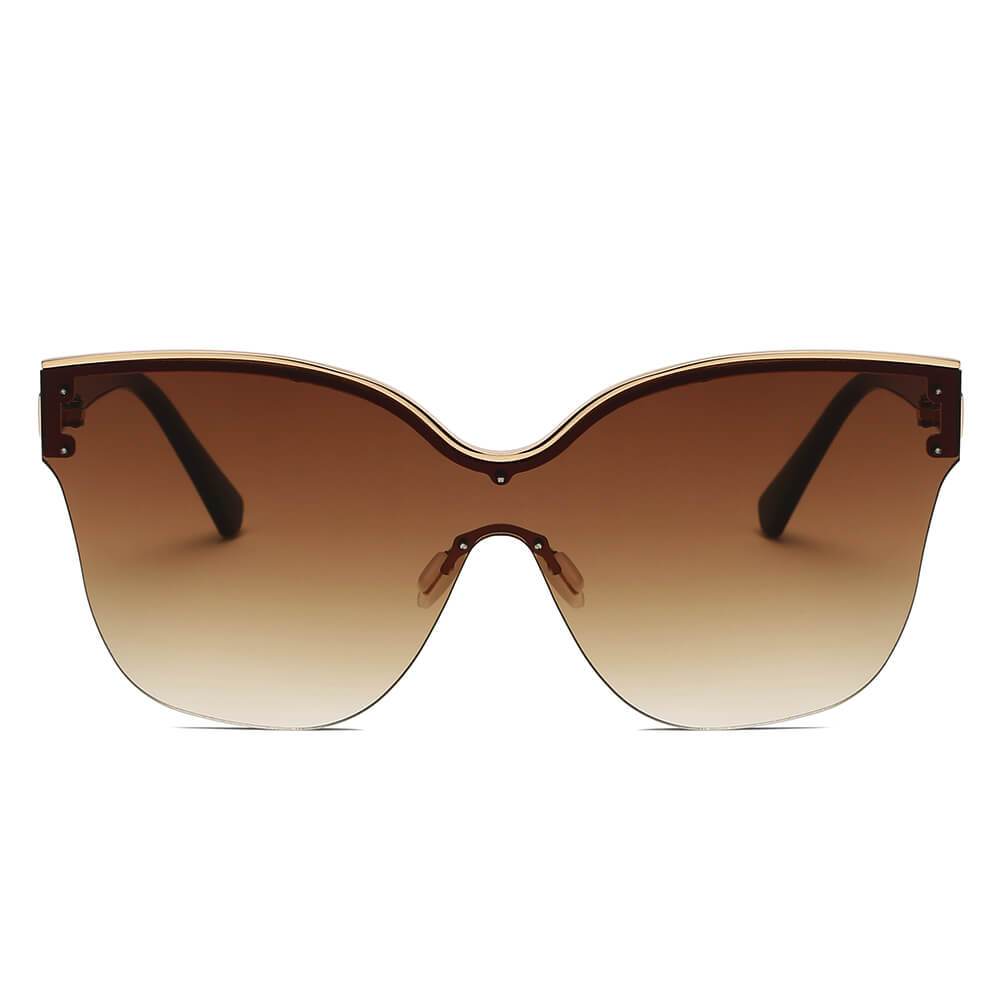 Barcelona | Women Cat Eye Oversize Sunglasses - 4 COLORS -