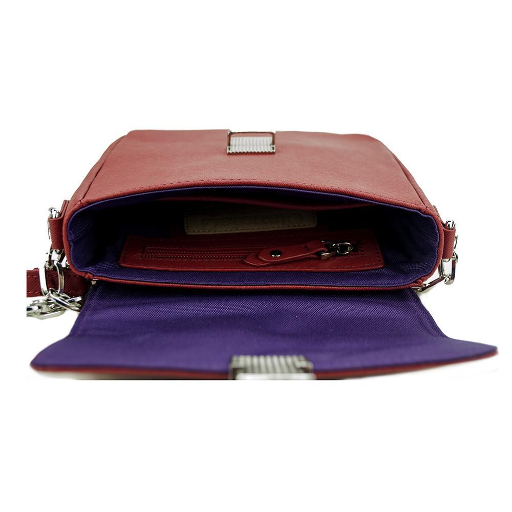 Tiny Leather Handbag - Cabernet - 1 COLOR -